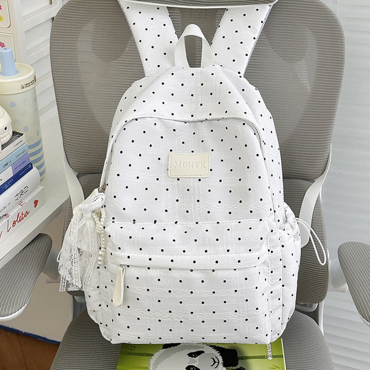Compact Polka Dot Backpack Stornfield