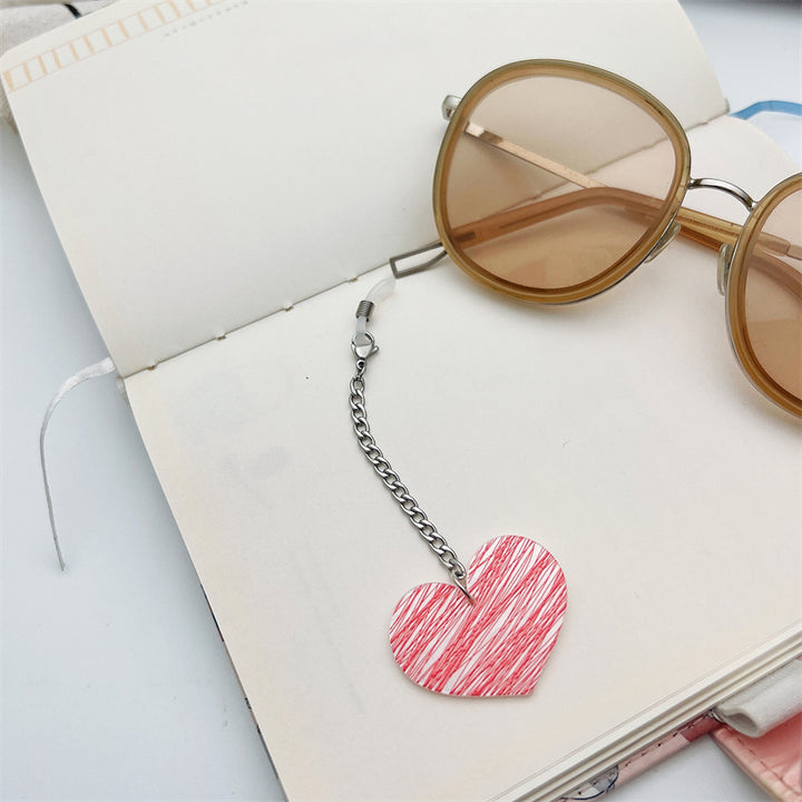 Heart-Designed Eyewear Chain Holder Stornfield