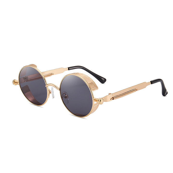 Women's retro-inspired round sunglasses with special lenses Stornfield