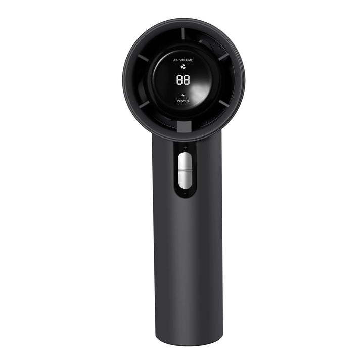 Ladies Portable High-Performance Hand Fan with Digital Speed Control Stornfield