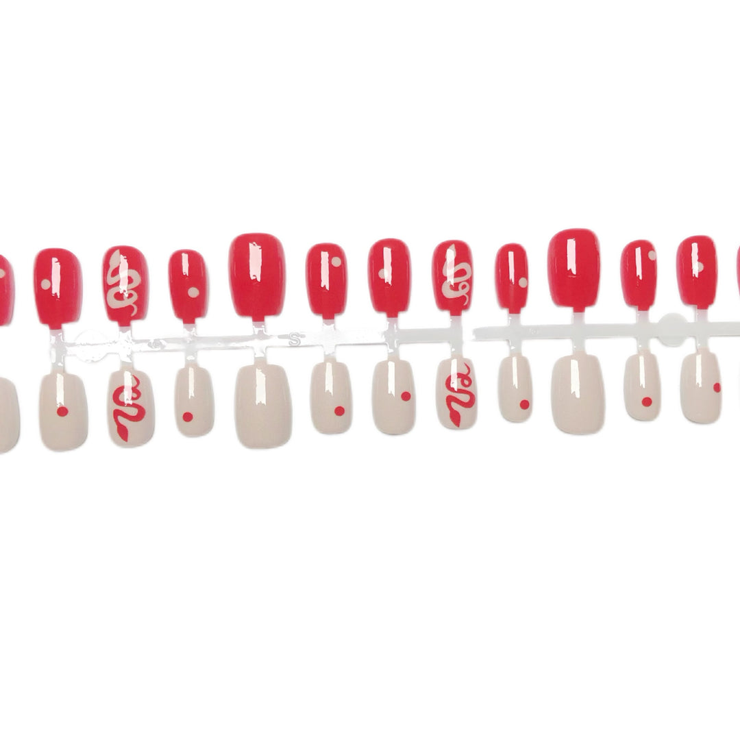 Unique Decorative Press-On Nail Art Set