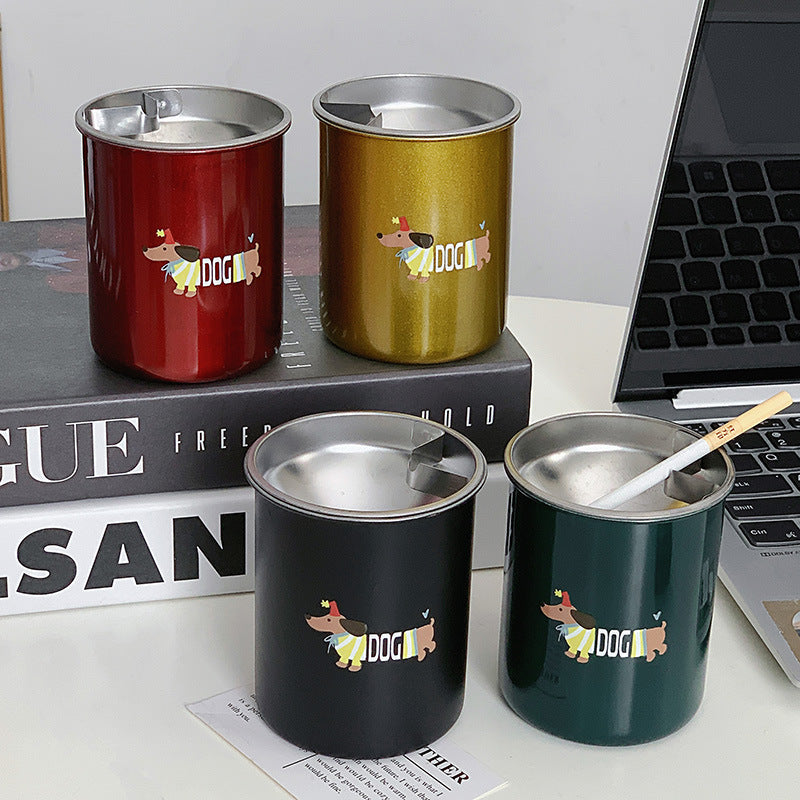 Thermal mug with funny dog breakfast design Stornfield