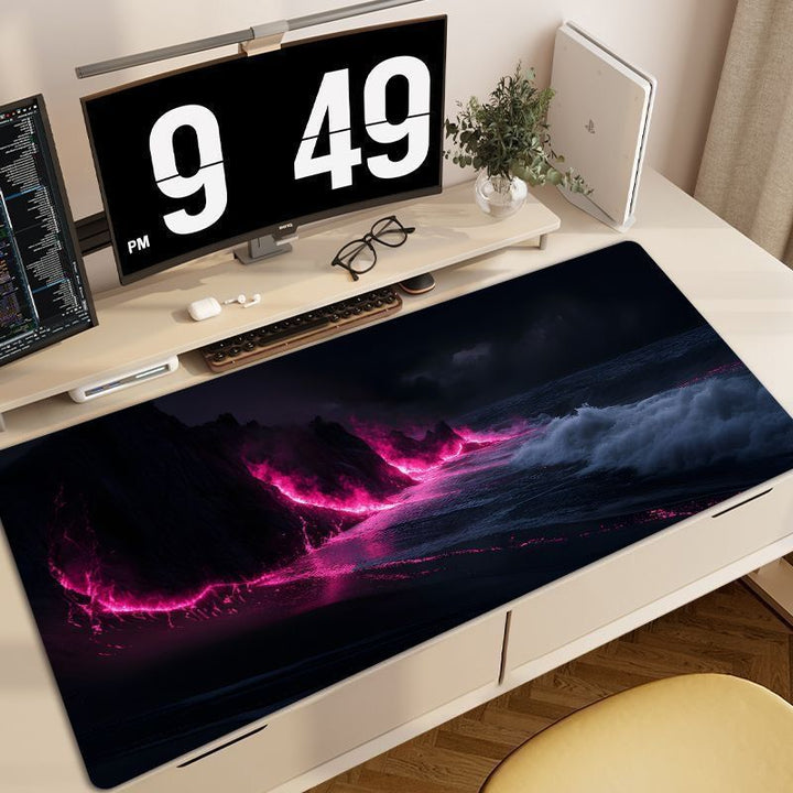 Artistic Ocean Wave Mouse Pad