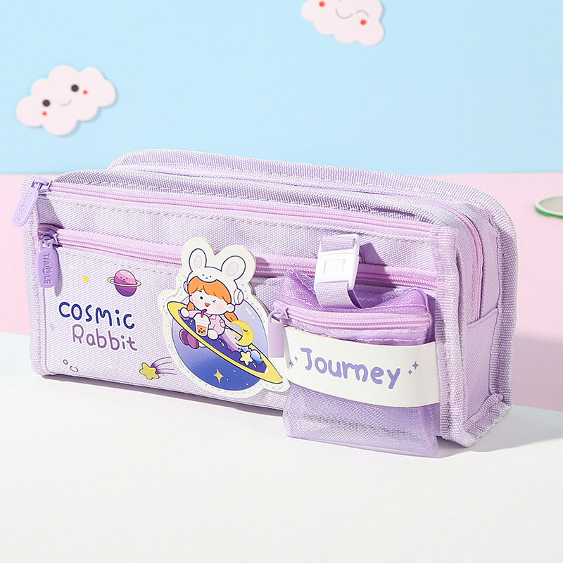 Stylish Multi-Compartment Pencil Case