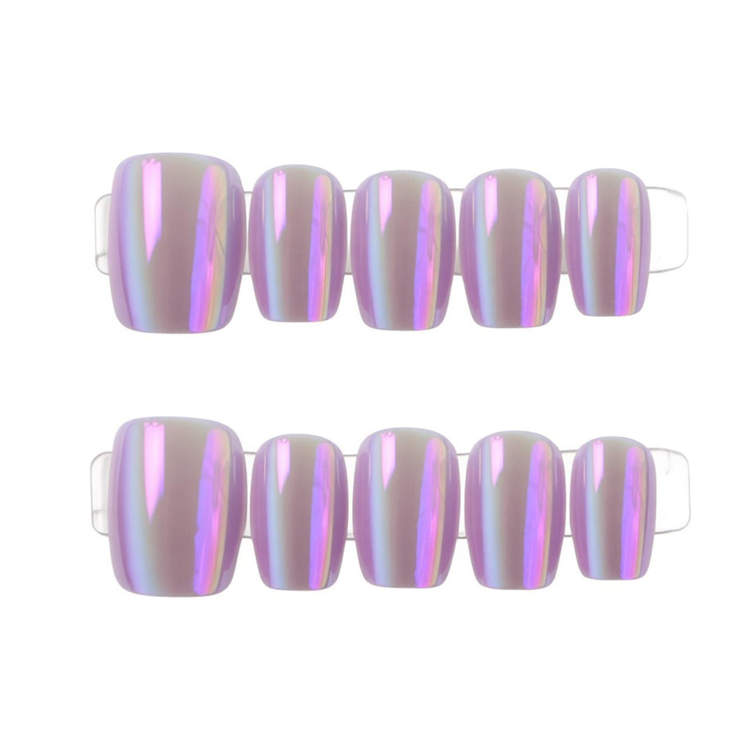 Elegant Glossy Press-On Nail Art Stornfield