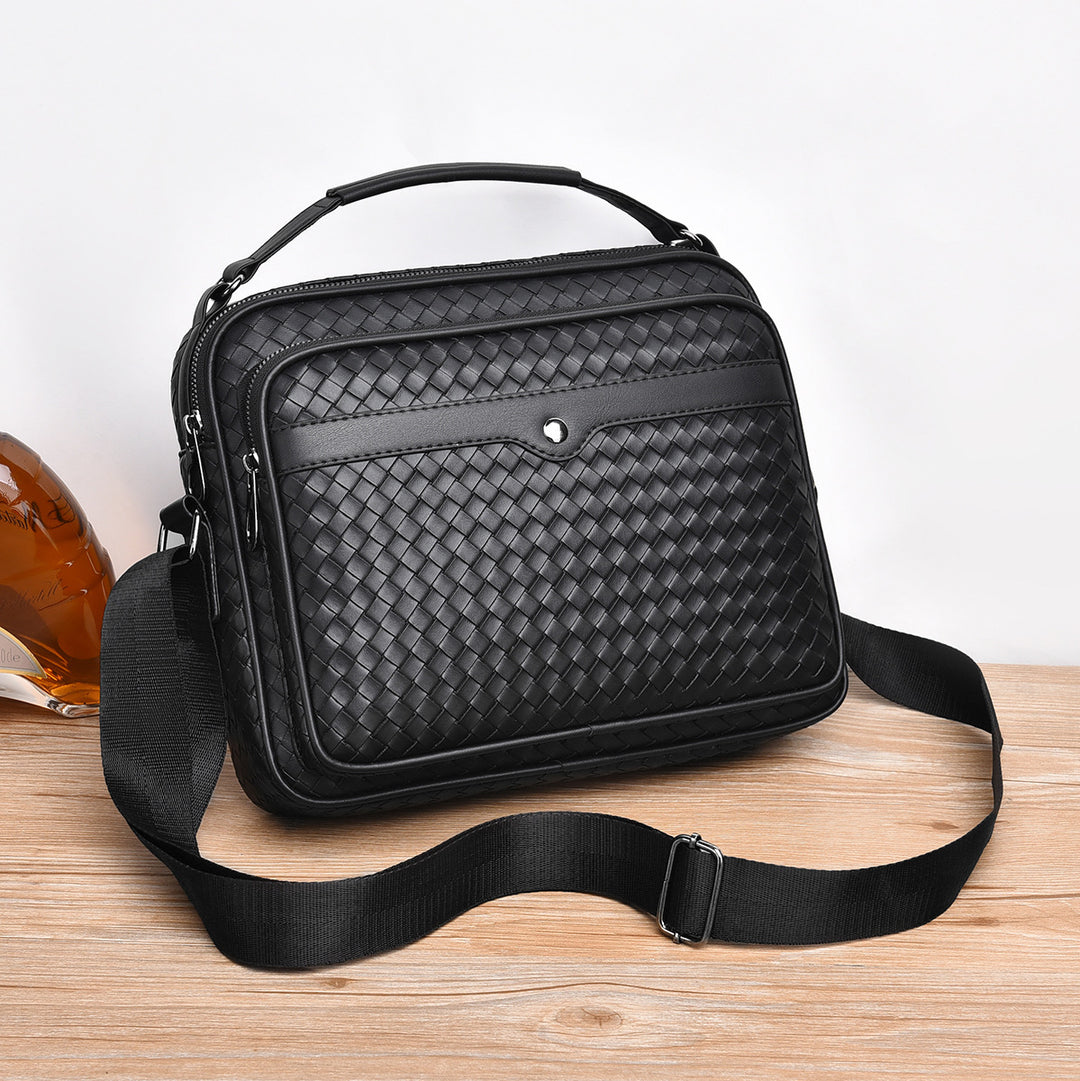 Stylish and Practical Briefcase with Braided Design Stornfield