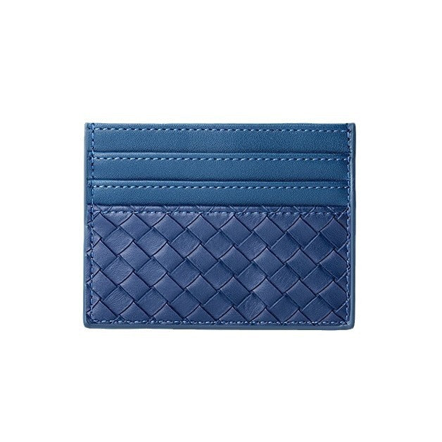 Woven Leather Card Holder Stornfield