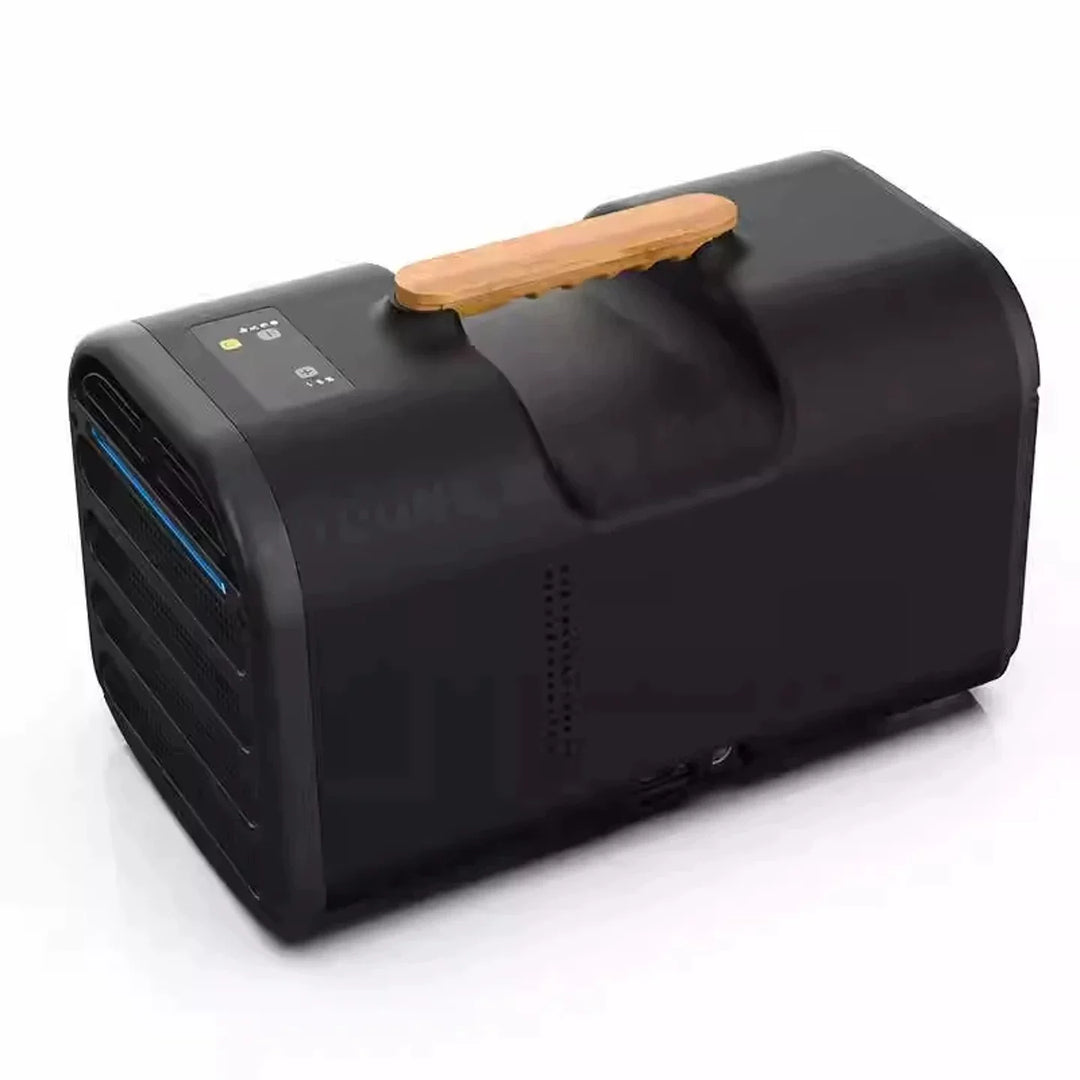 Unisex One Size Personal Desktop Microclimate Cooler and Purifier with Bamboo Carry Handle Stornfield