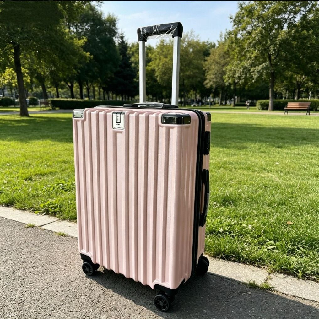 Hard-shell travel suitcase with spacious interior and high-quality rolling system Stornfield