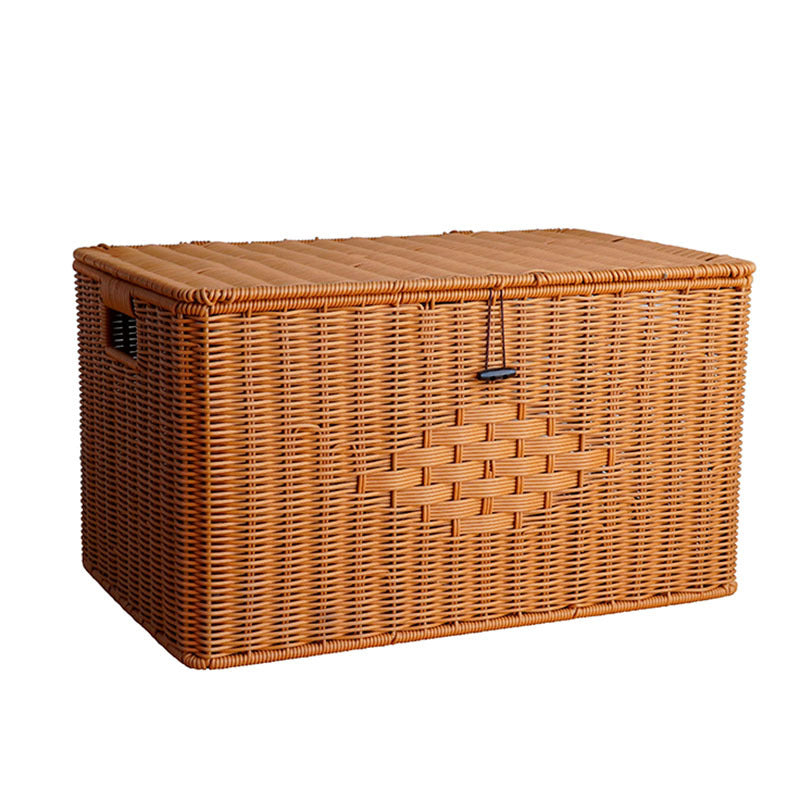 Woven Storage Chest with Lid Stornfield