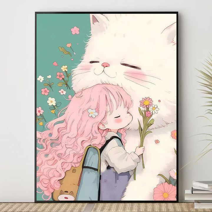 Cute Character Illustration Canvas Art Stornfield