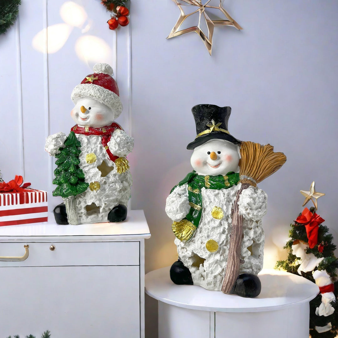 Decorative Snowman Sculpture Stornfield