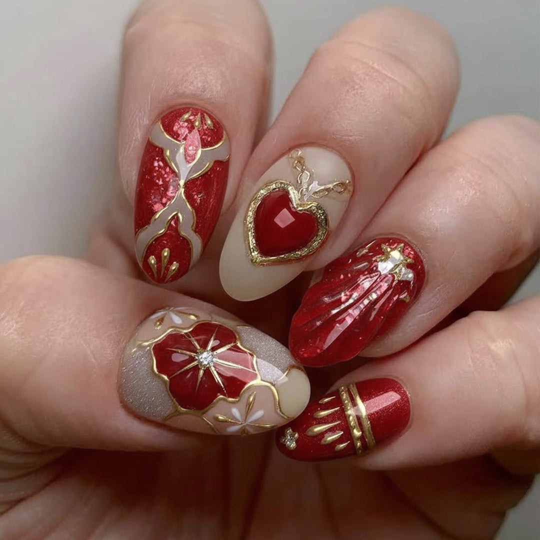 Artistic 3D Nail Tips with Maritime Design Stornfield