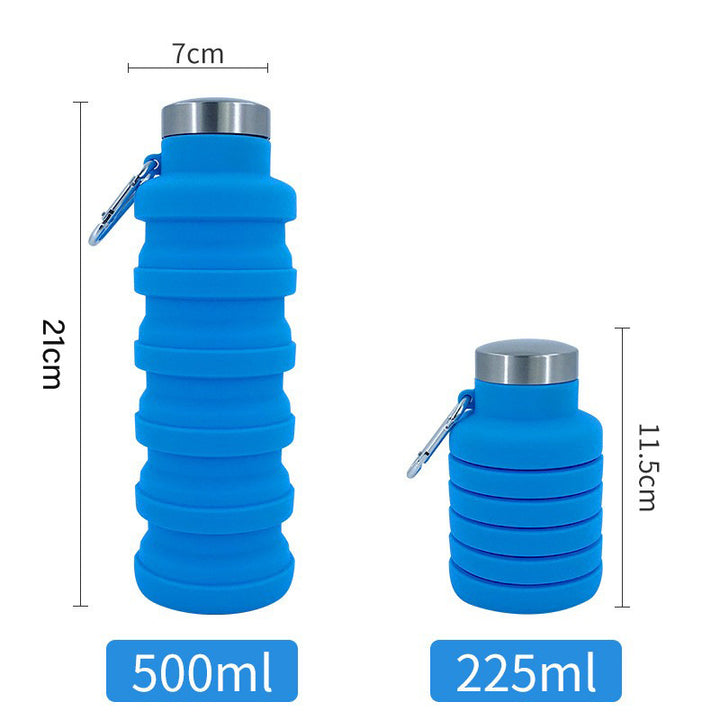 Women collapsible silicone drinking bottle Stornfield