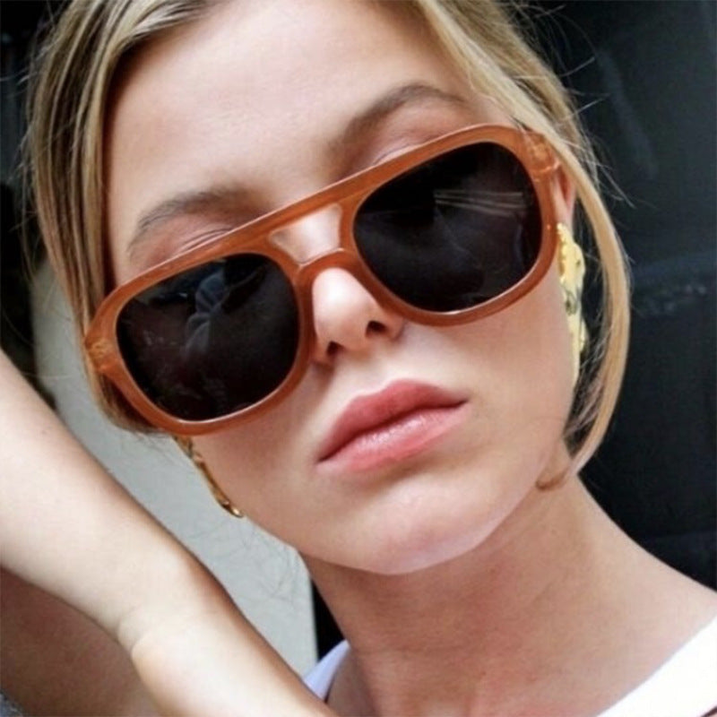 Women's fashionable sports sunglasses with wide, flexible frame Stornfield
