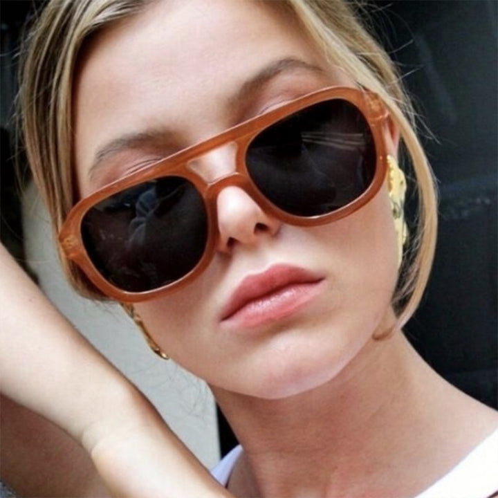 Women's fashionable sports sunglasses with wide, flexible frame Stornfield
