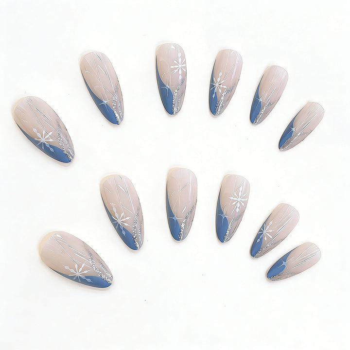 Artistic Floral Design Press-On Nails Stornfield