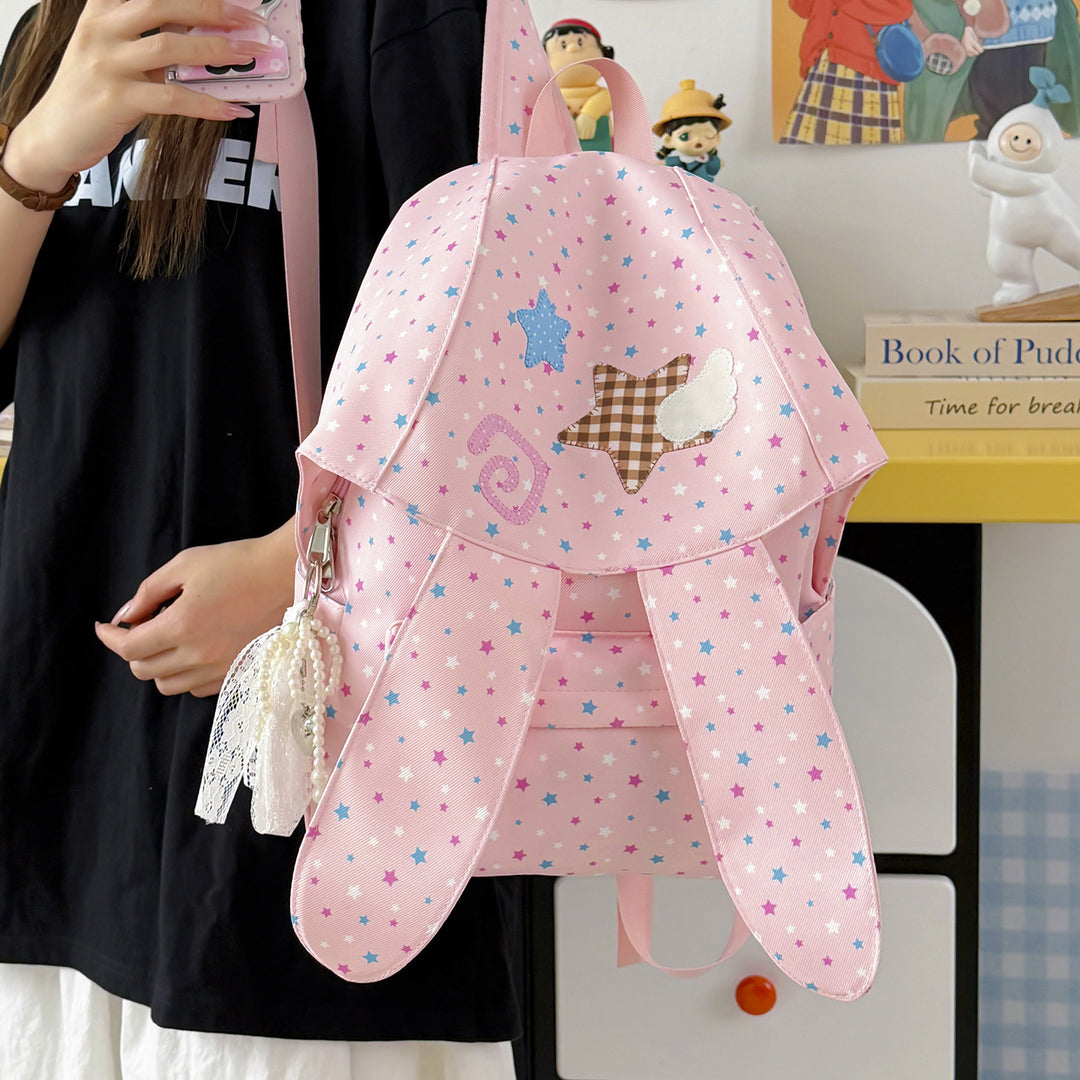 Cute Bunny-Ear Decorative Backpack Stornfield