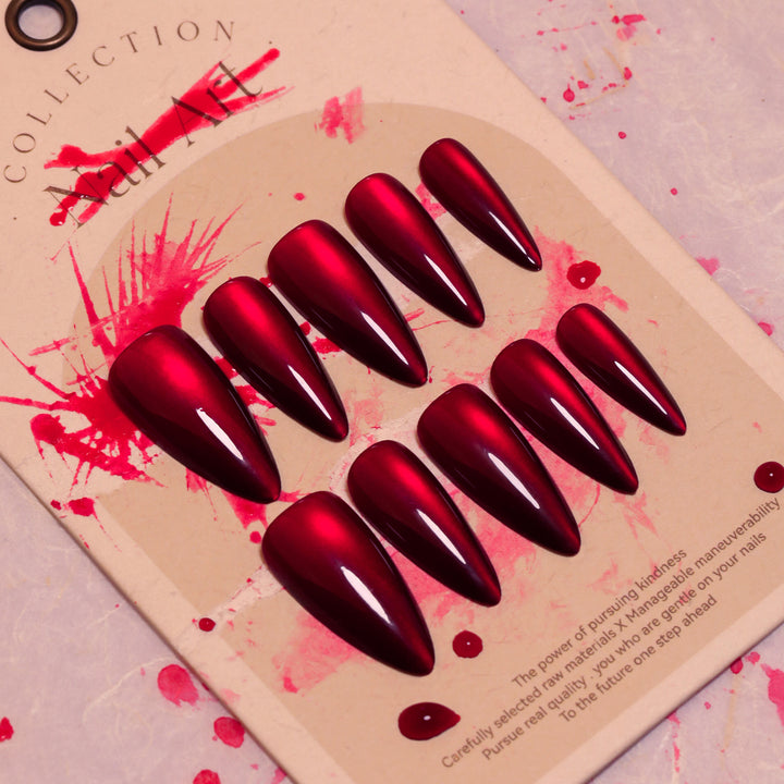 Glossy Stiletto Press-On Nail Set Stornfield