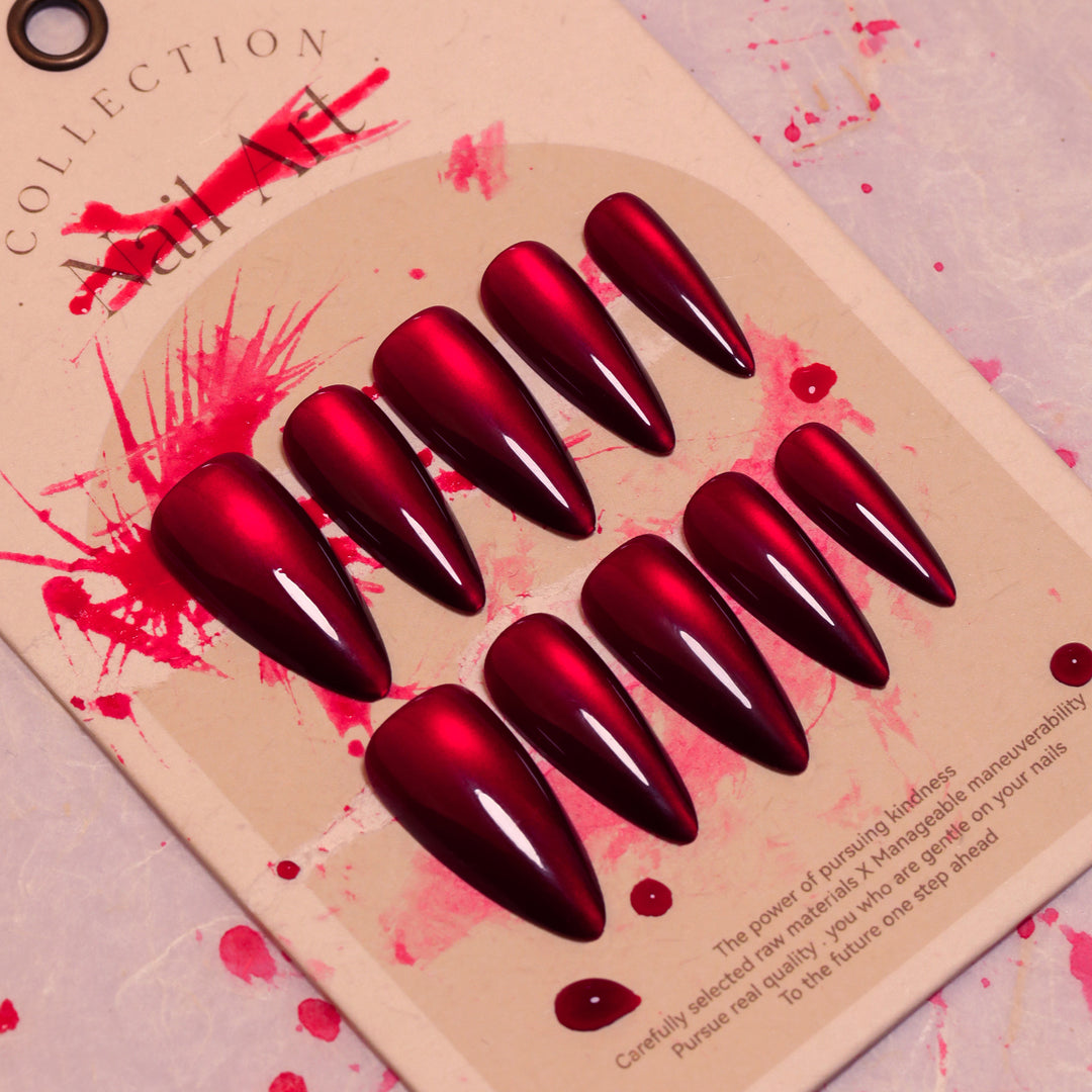 Glamorous art nails in stiletto design Stornfield