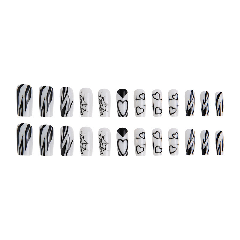 Artificial nails in modern Gothic style Stornfield