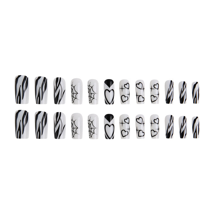 Artificial nails in modern Gothic style Stornfield
