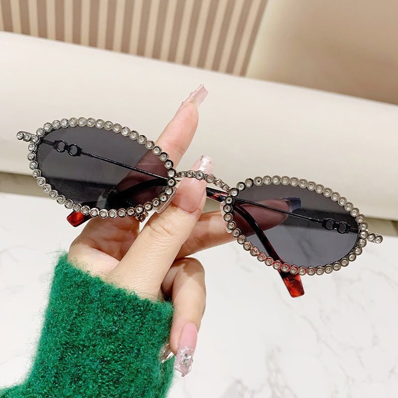 Ladies Designer Eyewear Frame with Extravagant Pearl Frame Stornfield