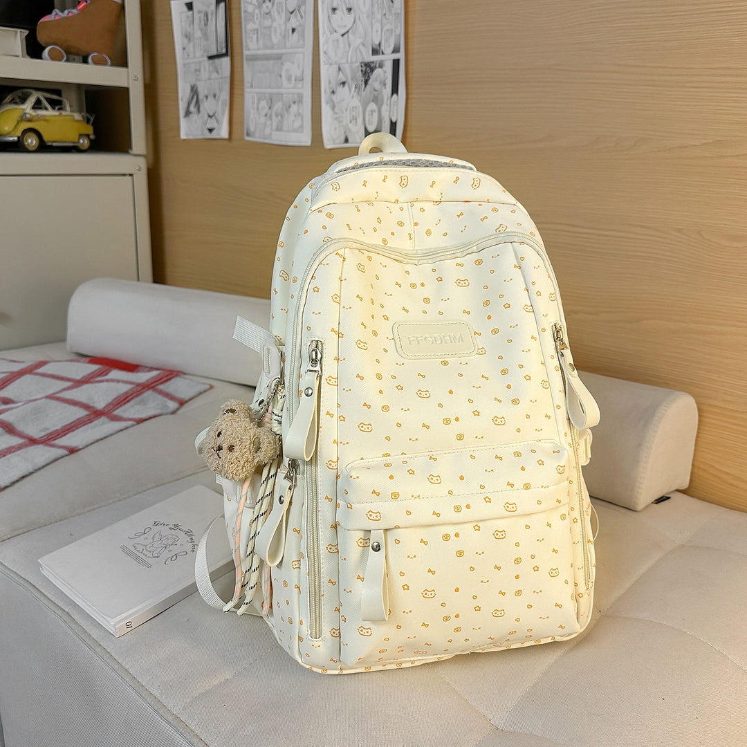 Cute Floral Print Backpack Stornfield