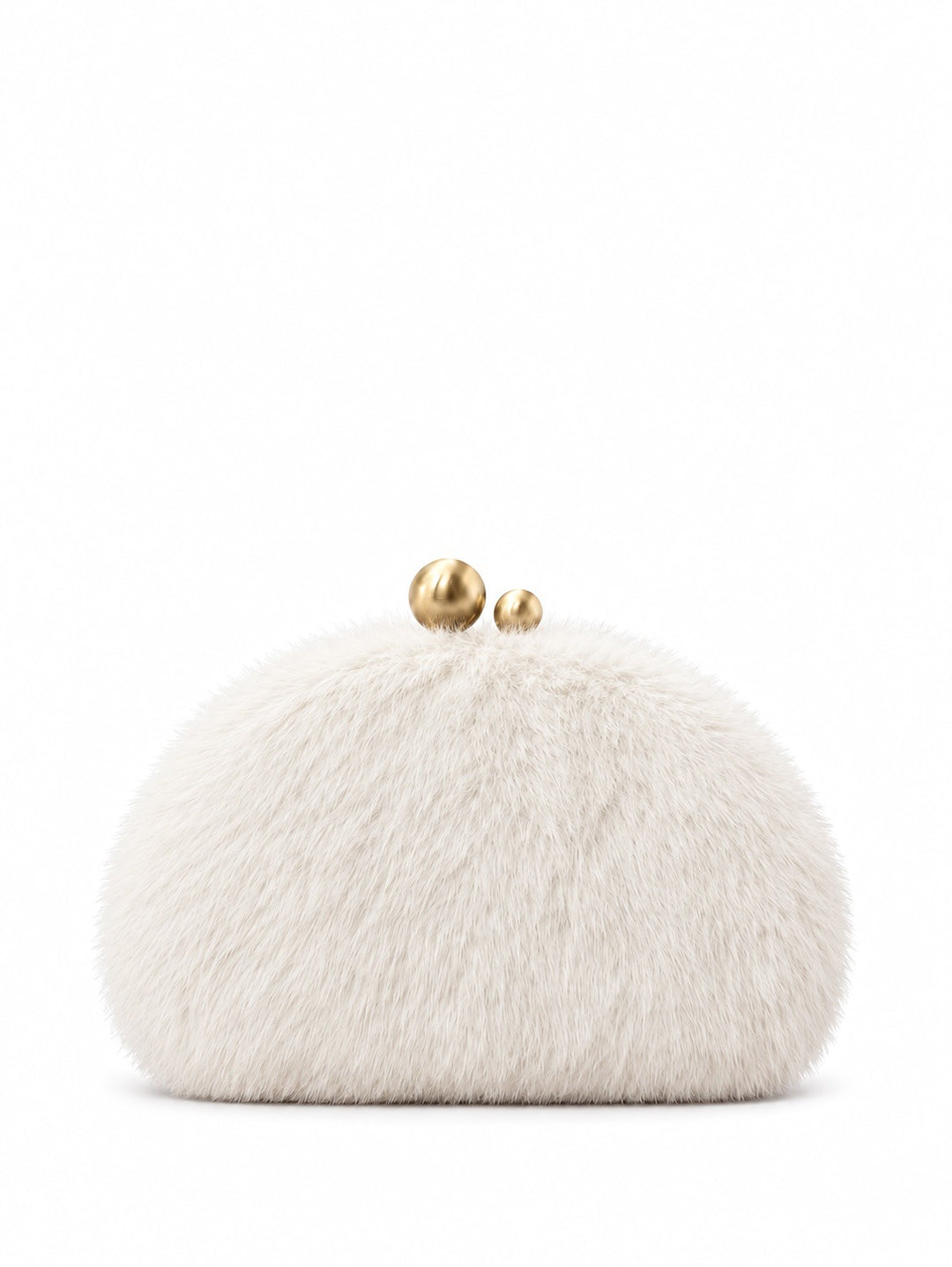 Plush Faux Fur Clutch