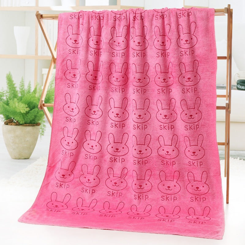 Cartoon-Themed Plush Fleece Blanket