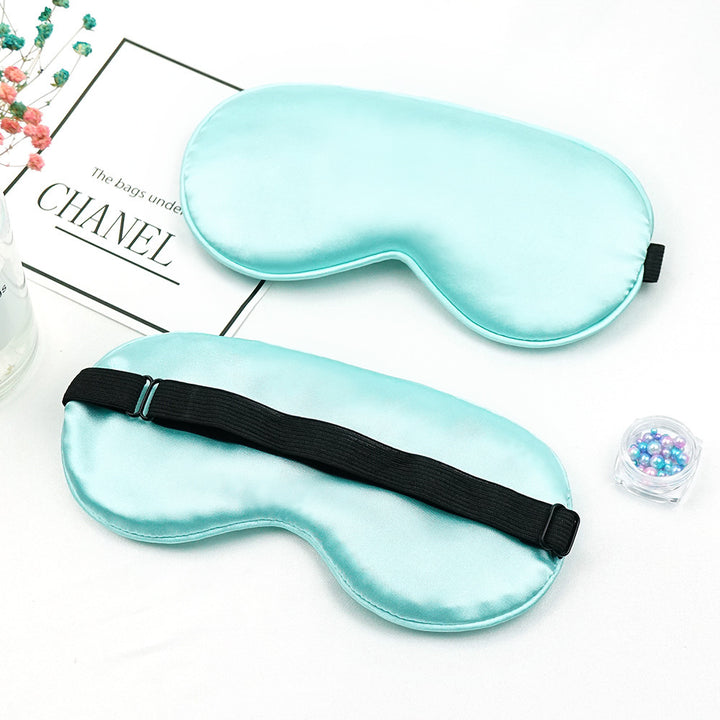 Unisex nan luxurious silk sleep mask with contoured eye cavity and adjustable elastic band Stornfield