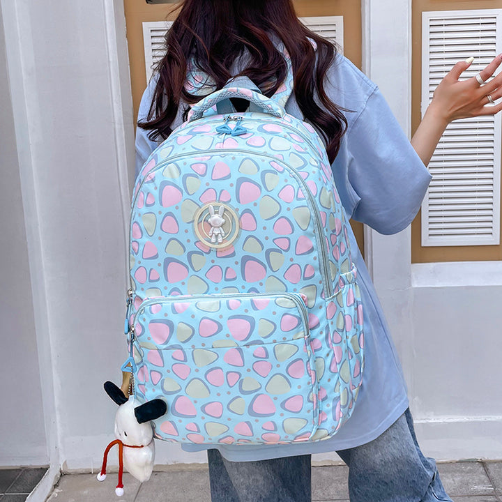 Cheerful school backpack with unique patterns and practical compartments Stornfield