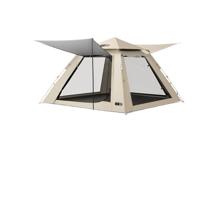Camping tent with integrated rainfly and ventilation system Stornfield