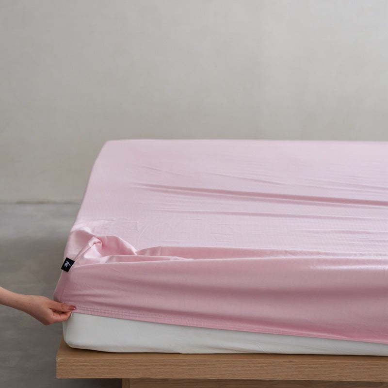 Extra-deep Jersey fitted sheet with elastic all-round rubber and soft single jersey
