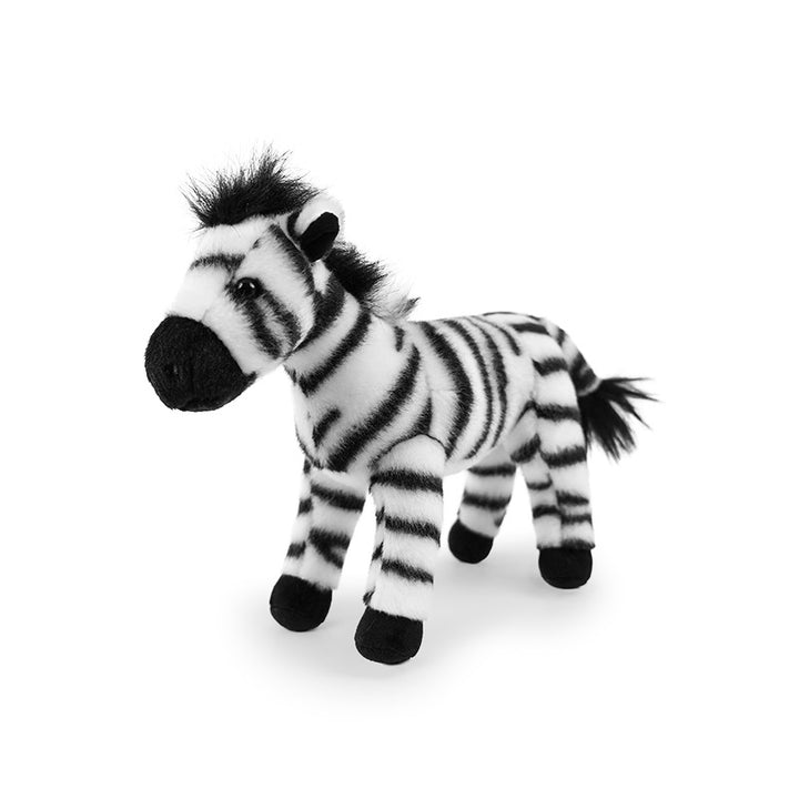 Plush Zebra Stuffed Animal with Soft Striped Fur and Realistic Mane Stornfield