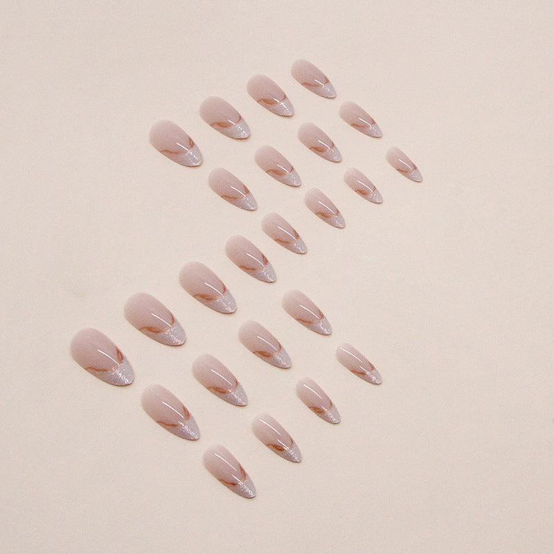 Elegant Almond-Shaped Press-On Nail Extensions Stornfield