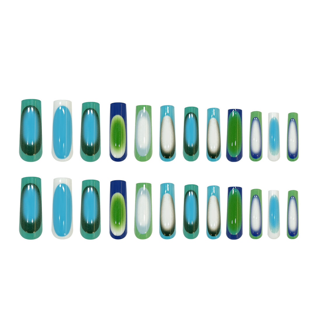 Creative gradient art nails Stornfield