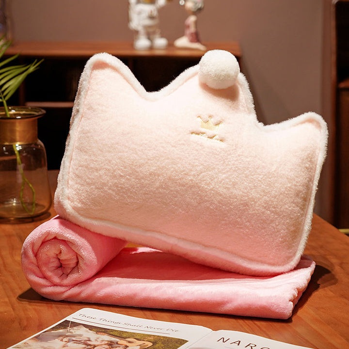 Comfortable plush pillow with ergonomic shape Stornfield