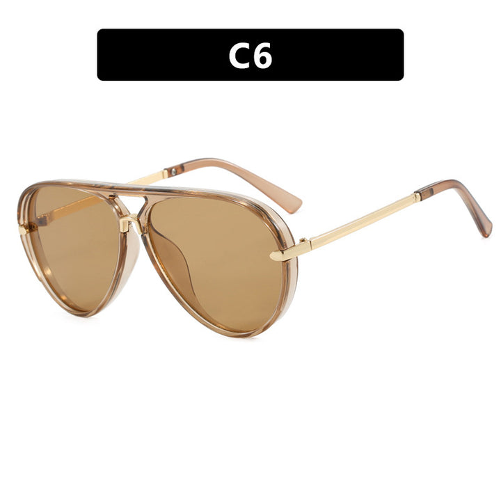 Women's fashion pilot sunglasses with elegant metal accents Stornfield