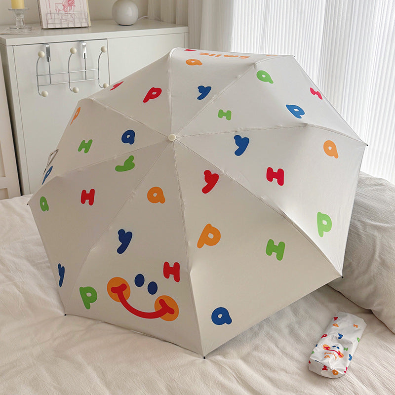 Women's Automatic Folding Umbrella with Cheerful Design Stornfield