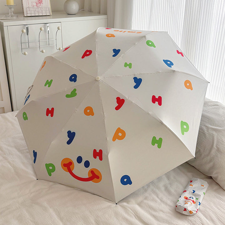 Women's Automatic Folding Umbrella with Cheerful Design Stornfield