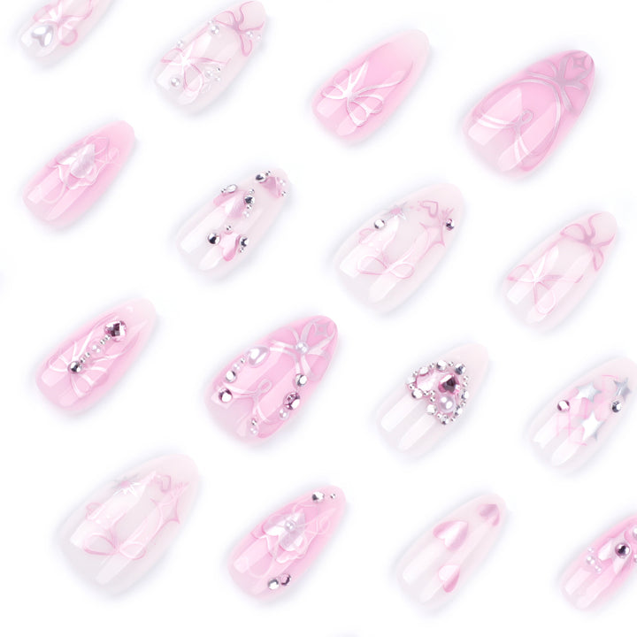 Artificial nail art with delicate jewelry design Stornfield