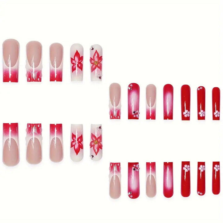 Artistic Gel Floral Nail Art Stornfield