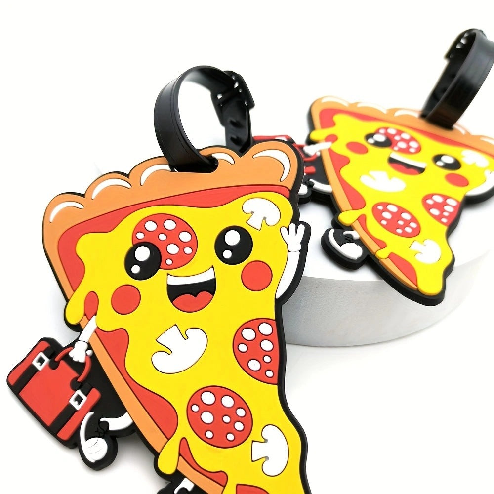 Playful Pizza Slice Luggage Tag Stornfield