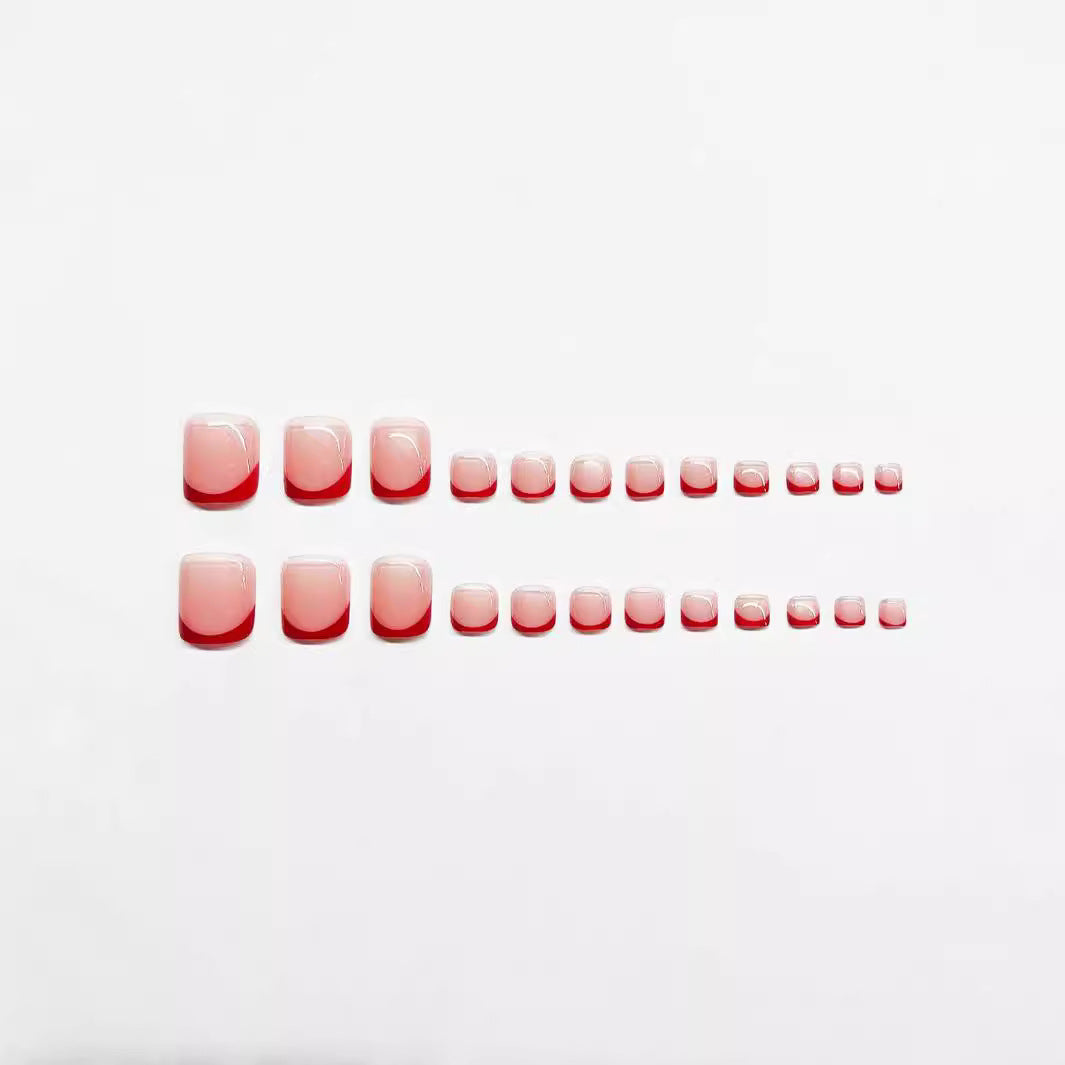 Creative French Tip Nail Art Extensions Stornfield