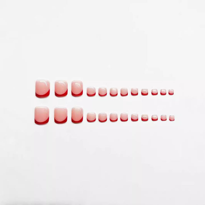 Creative French Tip Nail Art Extensions Stornfield