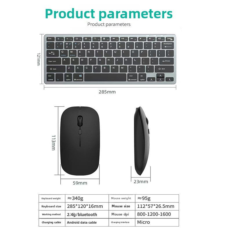 Bluetooth keyboard with ergonomic design Stornfield