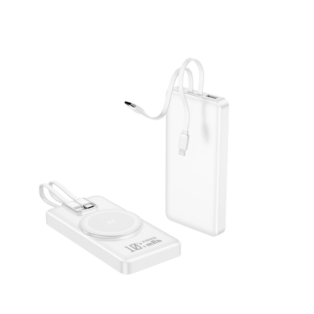 Portable power bank with inductive charging function and intelligent digital display Stornfield