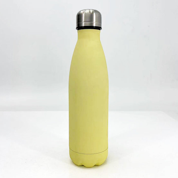 Women stylish stainless steel drinking bottle with anti-slip silicone sleeve Stornfield
