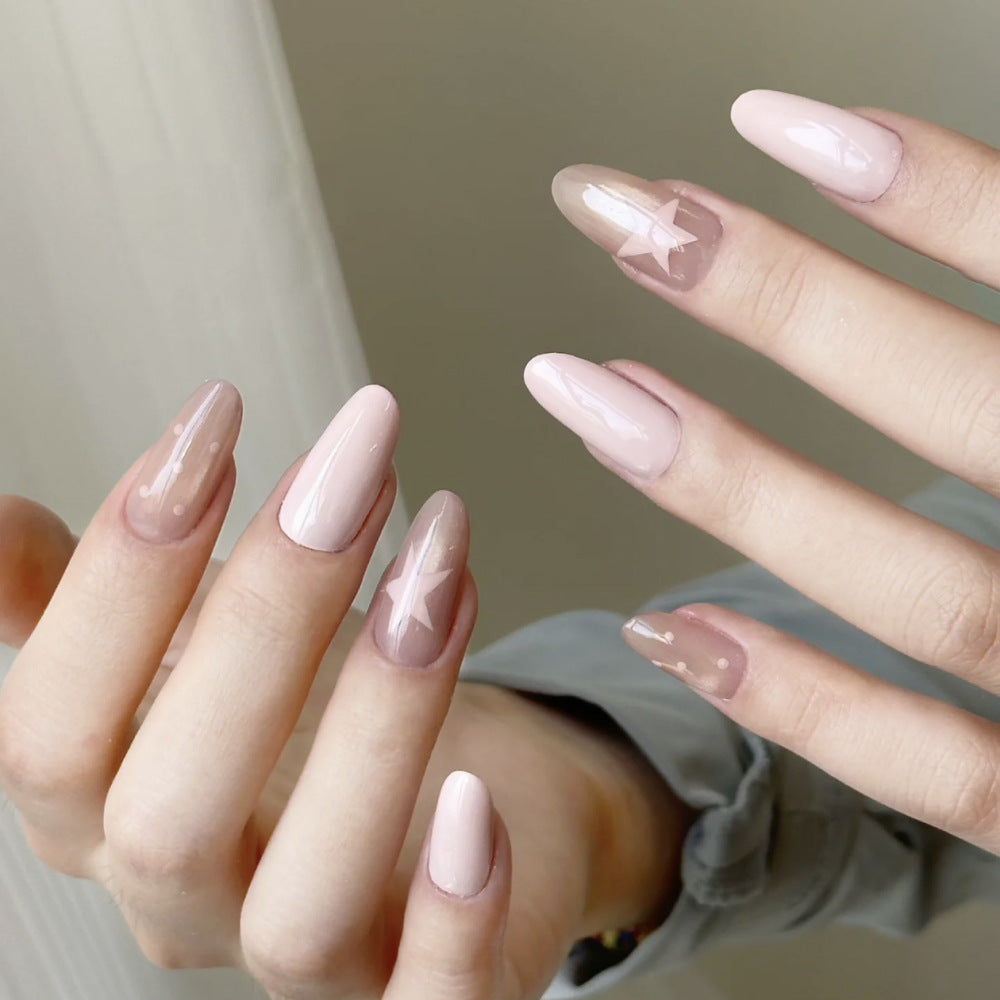 Artistic Floral Press-On Nail Set Stornfield 1787394981